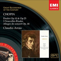 EMI Great Recordings of the Century : Arrau - Chopin Etudes, Allegro